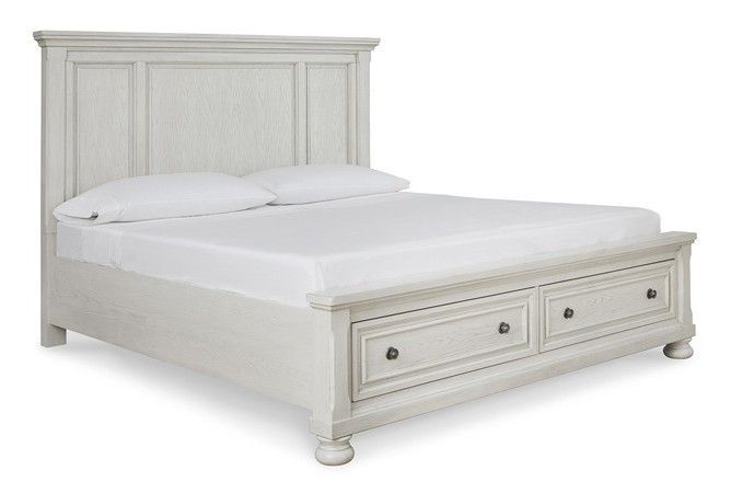 B742 Richfield White 3PC Complete King Bed 81.25″ x 91.13″ x 60″ B742 Richfield White 3PC Complete King Bed 81.25″ x 91.13″ x 60″