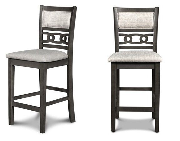 Gia Grey Drop Leaf Pub D1701-22-GRY Chair