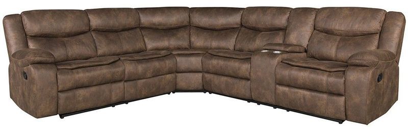 6967 Dorado Walnut 3PC Sectional LAF, RAF and Wedge 6967 Dorado Walnut 3PC Sectional LAF, RAF and Wedge