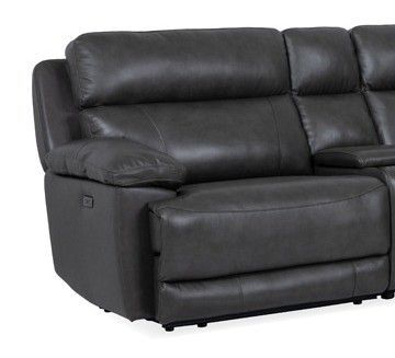 70696 Madrid Granite 6PC Sectional 70696-LAF-MG LAF PWR RECLINER
