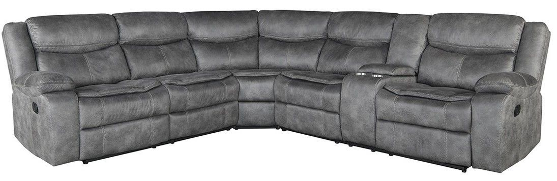 6967 Dorado Charcoal 3PC Sectional