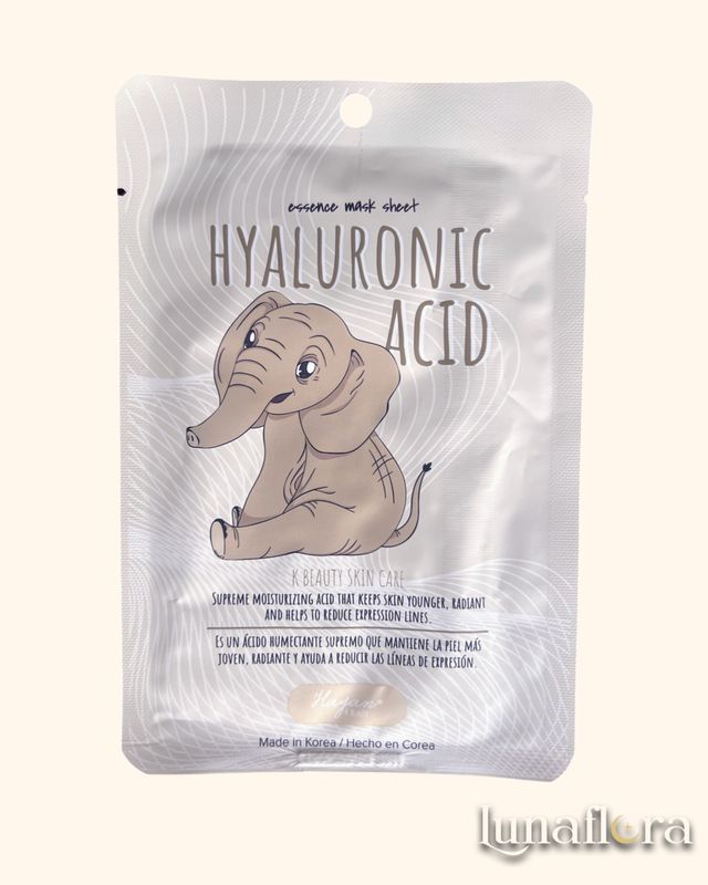 Mascarilla facial de ácido hialurónico