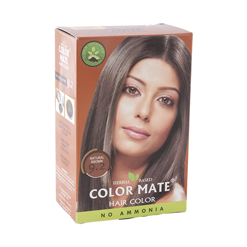 Краска для волос Color Mate Hair Color (тон 9.2, натуральный коричневый)