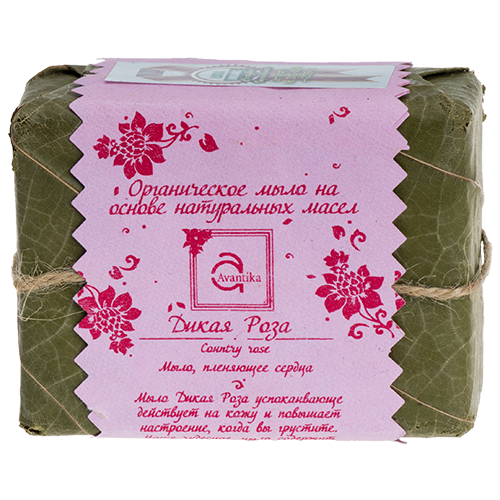 Органическое мыло на основе натуральных масел Дикая Роза Avantika Country Rose