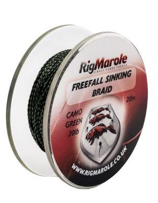 FreeFall Sinking Braid Camo green – 20lb