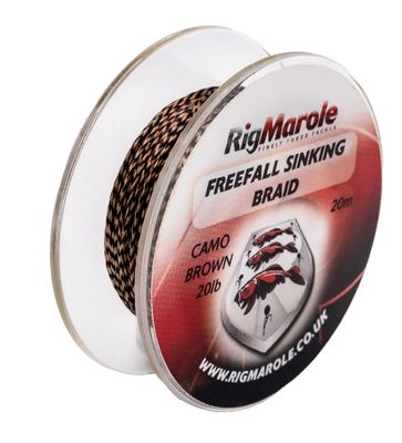 FreeFall Sinking Braid Camo Brown – 20lb