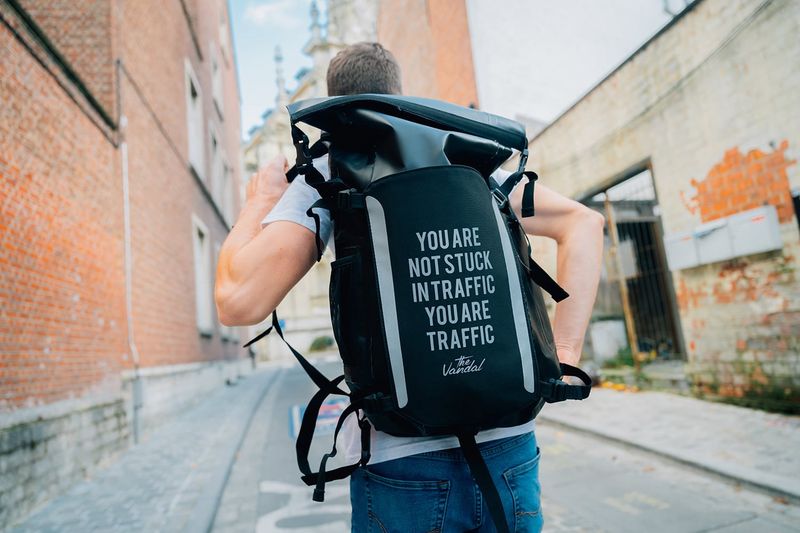 The Vandal - Waterproof Backpack - Black