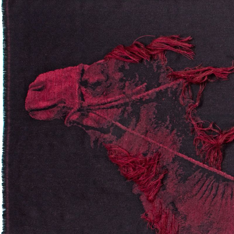 "Camel" Jacquard Shawl - Christophe Coppens