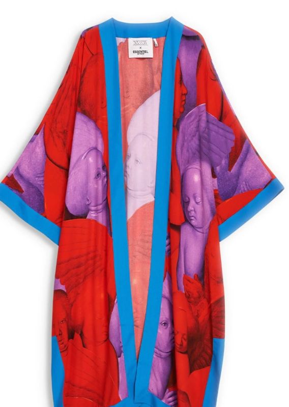 Kimono - Blue &quot;Madonna&quot; - Essentiel Antwerp