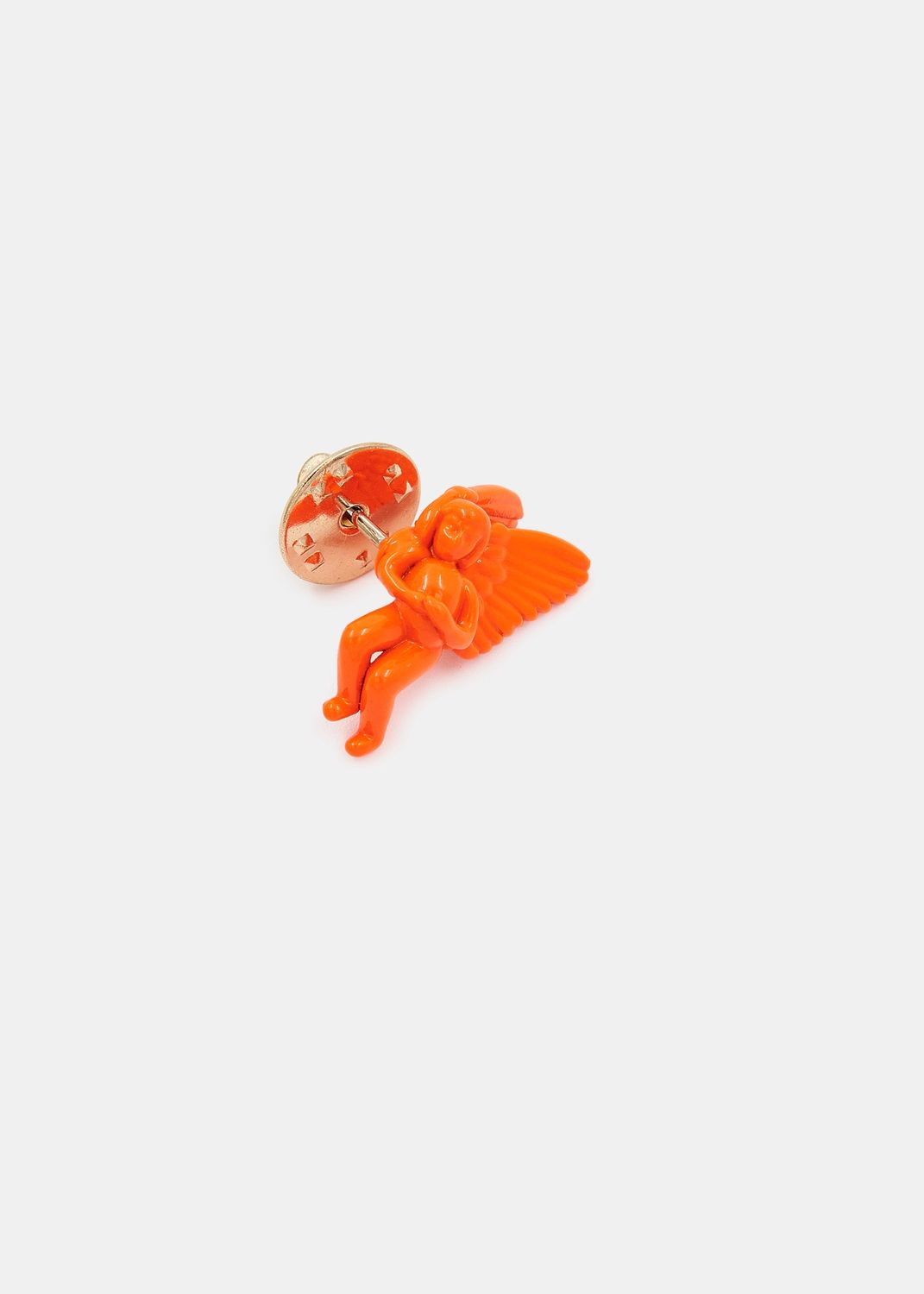 Angel-shaped pin, Neon orange - Essentiel Antwerp