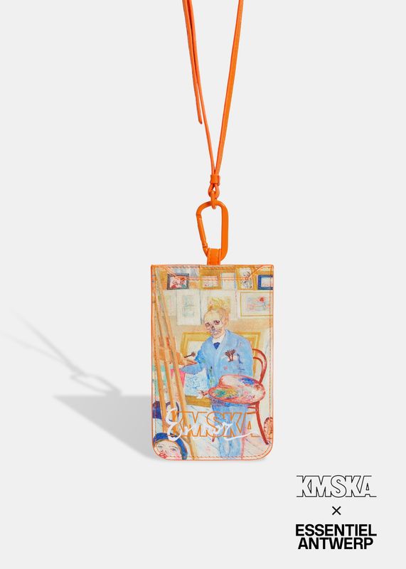 Phonehanger with strap, Ensor &quot;The Skeleton Painter&quot; - Essentiel Antwerp