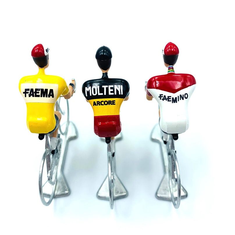 Flandriens - Set of 3 Cycling Hero&#39;s, Icoon: Limited edition Eddy Merckx