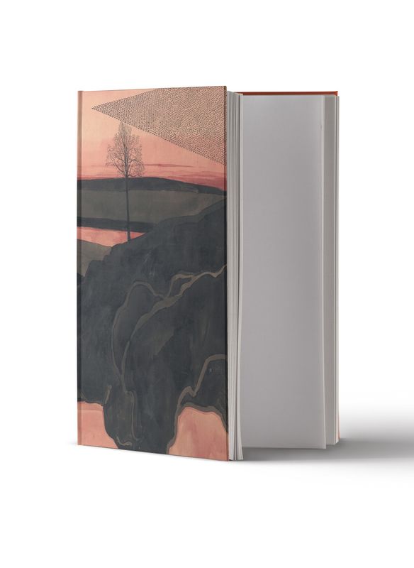 Hardcover Sketchbook - L.Spilliaert "Red evening glow"
