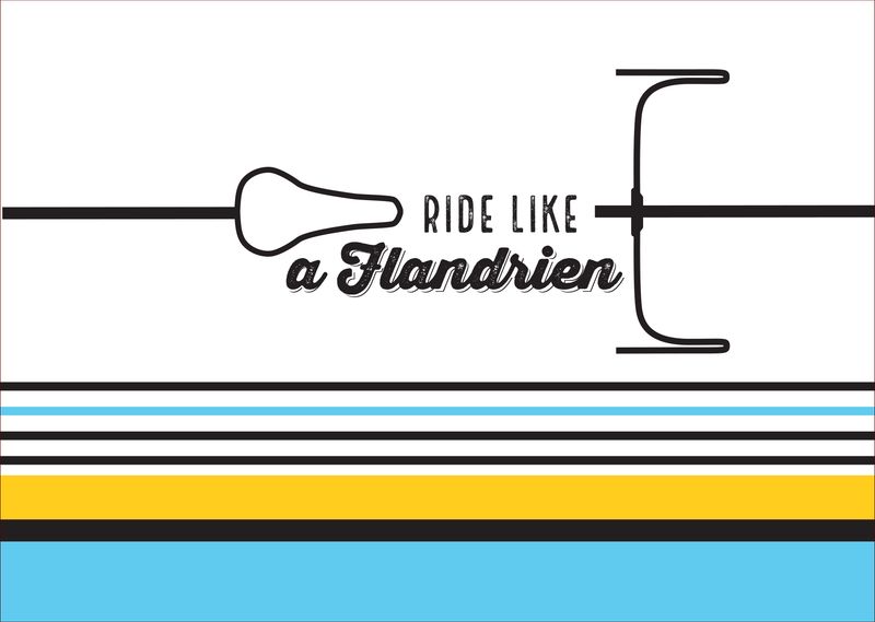 Ride like a Flandrien - Picture postcard