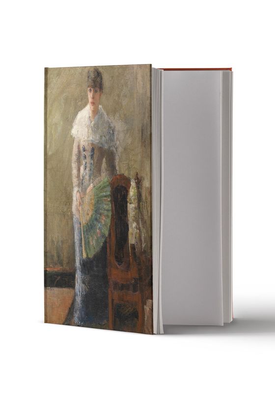 Hardcover Sketchbook - J.Ensor "The Lady with the Fan"