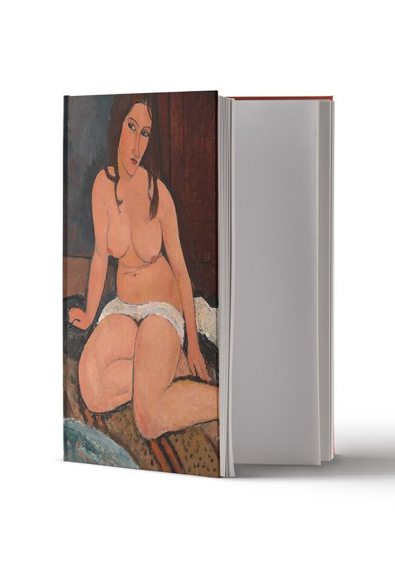 Hardcover Sketchbook - A.Modigliani, Seated Nude