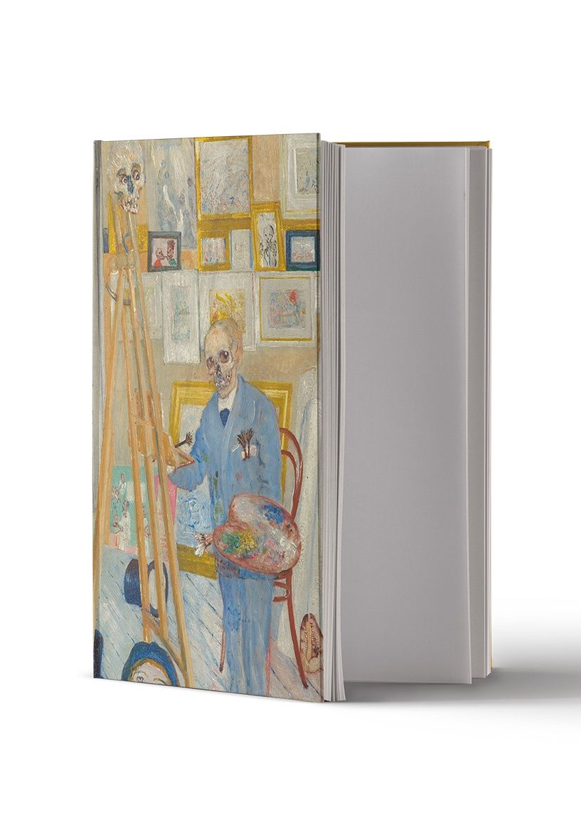 Hardcover Sketchbook - J.Ensor &quot;The Skeleton Painter&quot;