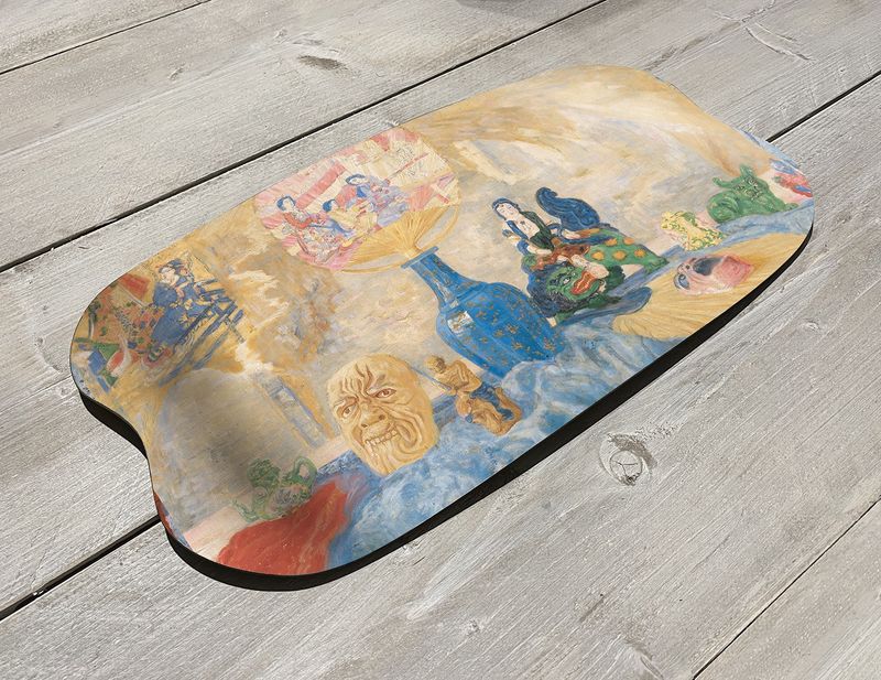 Tray - J.Ensor "Still Life with Chinoiseries"