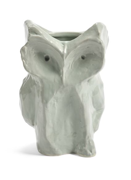 Owl vase – Light blue &quot;After Midnight&quot;