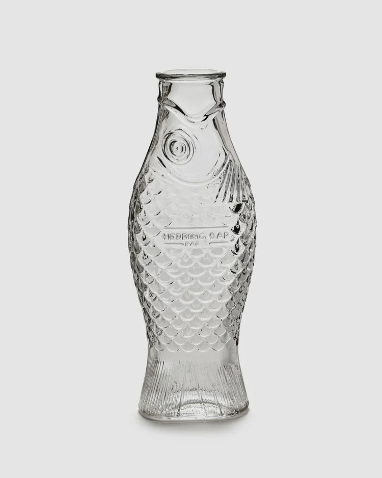 Carafe &quot;Fish &amp; Fish&quot; (4 colours), Colour: Transparant