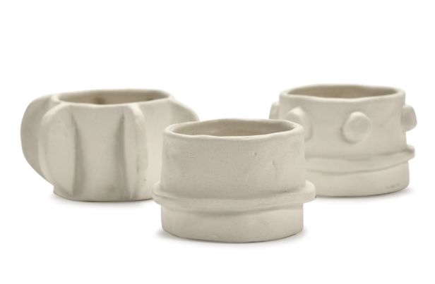 Tealight holder ass/3 beige "Molly"