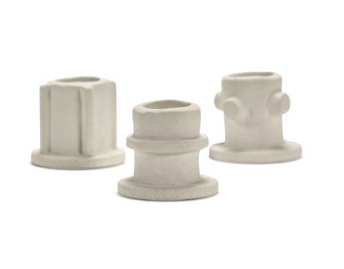 Candle holder 01 ass/3 Beige &quot;Molly&quot; - box