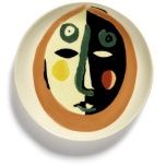 Ottolenghi - Plate Face XS &quot;Feast&quot; - 4 pcs., Size: Orange/Black N°1