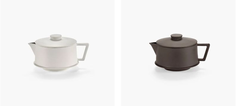 Teapot alabaster &quot;Dune&quot;