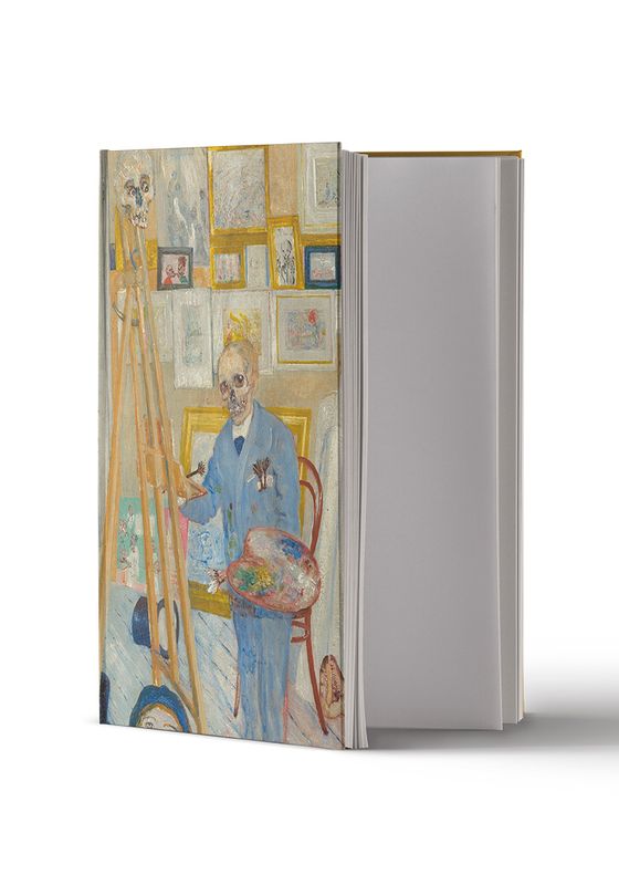Hardcover Sketchbook - J.Ensor "The Skeleton Painter"
