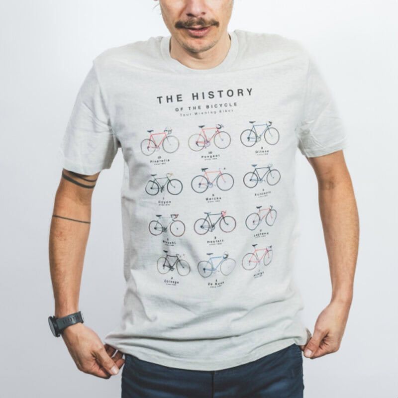 The Vandal - T-shirt - History of the Bicycle 2.0