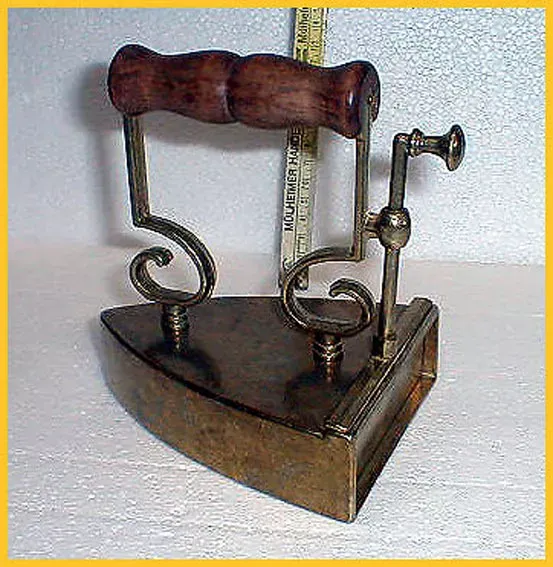 Antik Style Retro Messing Jugendstil Deko Bügeleisen