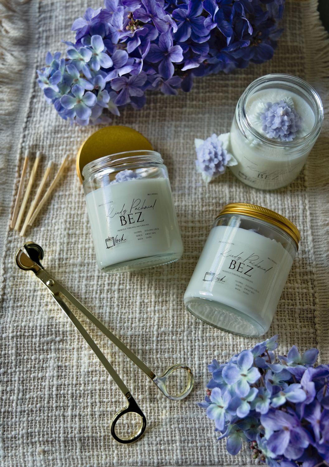 Kiedy Pachniał Bez - świeca sojowa 180 g