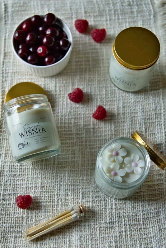 Dojrzała Wiśnia - świeca sojowa 180 g