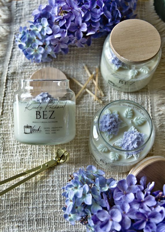 Kiedy Pachniał Bez - świeca sojowa 360 g