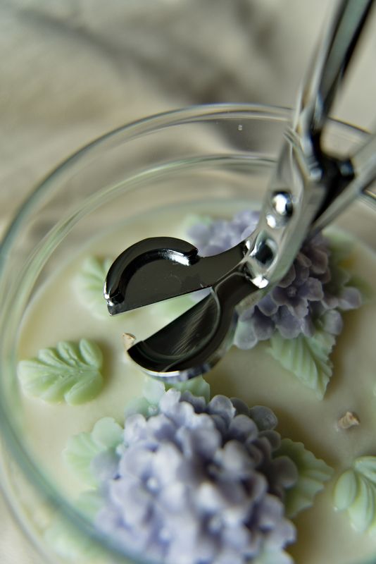 NOŻYCE DO PRZYCINANIA KNOTÓW - SREBRNY