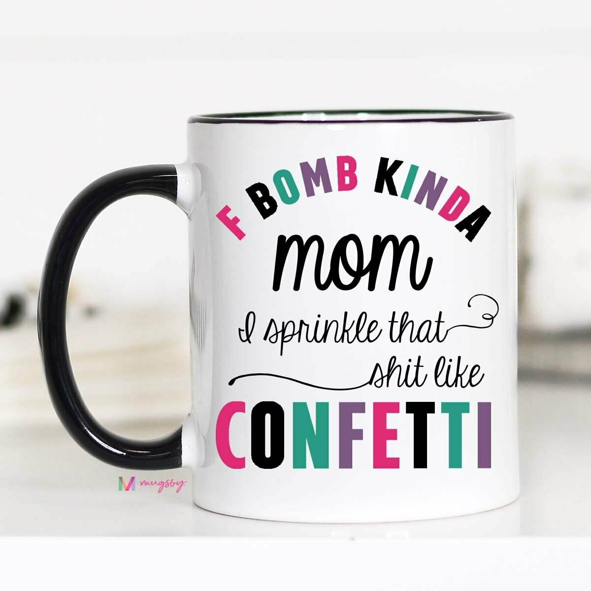 F Bomb Mom Mug