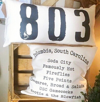 Area Code Pillows