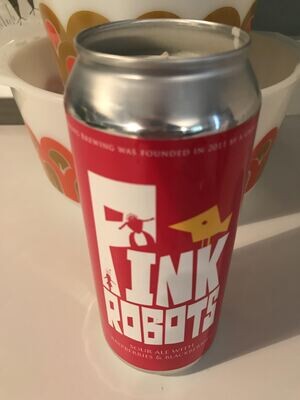 Pink Robots Candle, 16oz