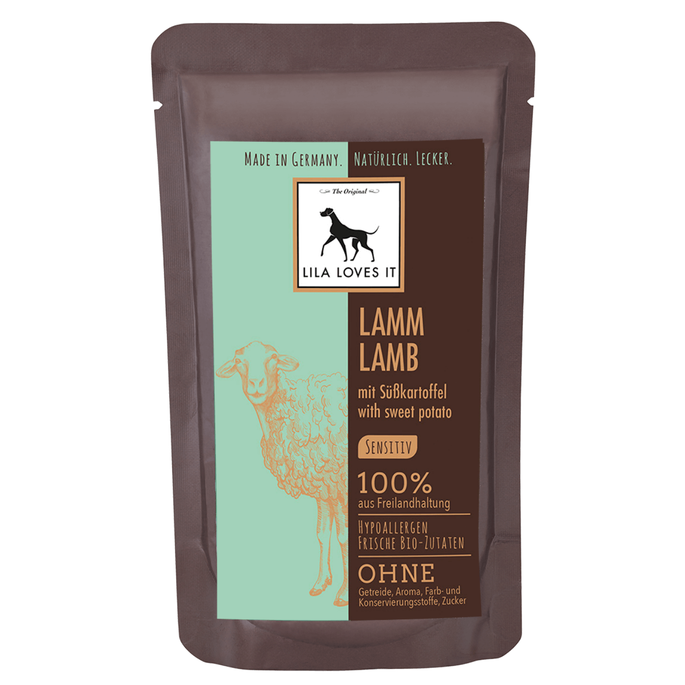 Bio Lam met zoete aardappel 150 gram