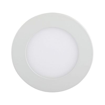 V-TAC Mini Pannello LED 18W Rotondo da Incasso Compatibile con Foro 210mm Colore Bianco 6500K