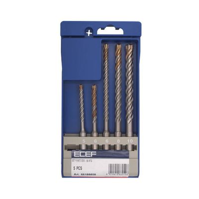 SET PUNTE SDS+ TIGER 2.0 4 TAGLIENTI 5 PEZZI