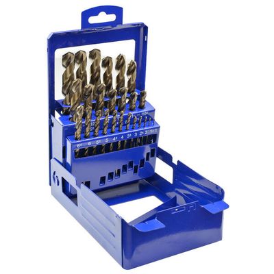 SET PUNTE METALLO HSS-G COBALTO 5% 25 PEZZI  1-13X0,5MM