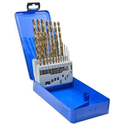 SET PUNTE METALLO HSS-G COBALTO LUNGHE 5% 19 PEZZI  1-13X0,5MM TEKNO TOP