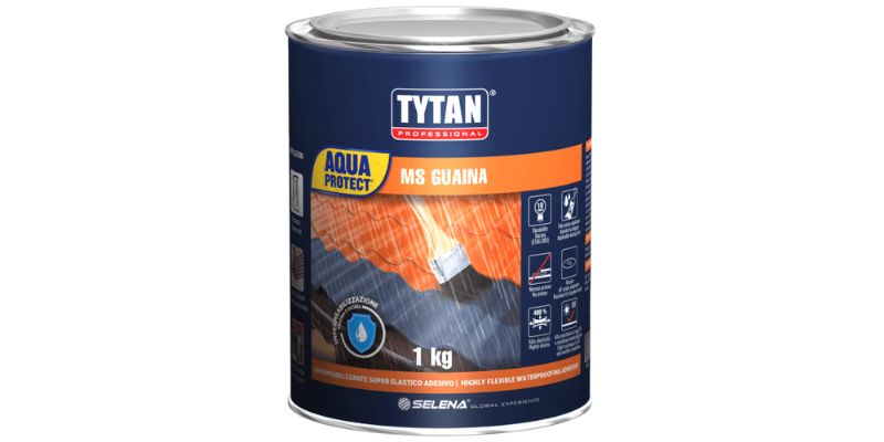 TYTAN AQUA PROTECT MS GUAINA IMPERMEABILIZZANTE kg.1  col. Terracotta