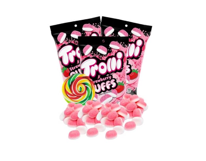 Strawberry puff gummies