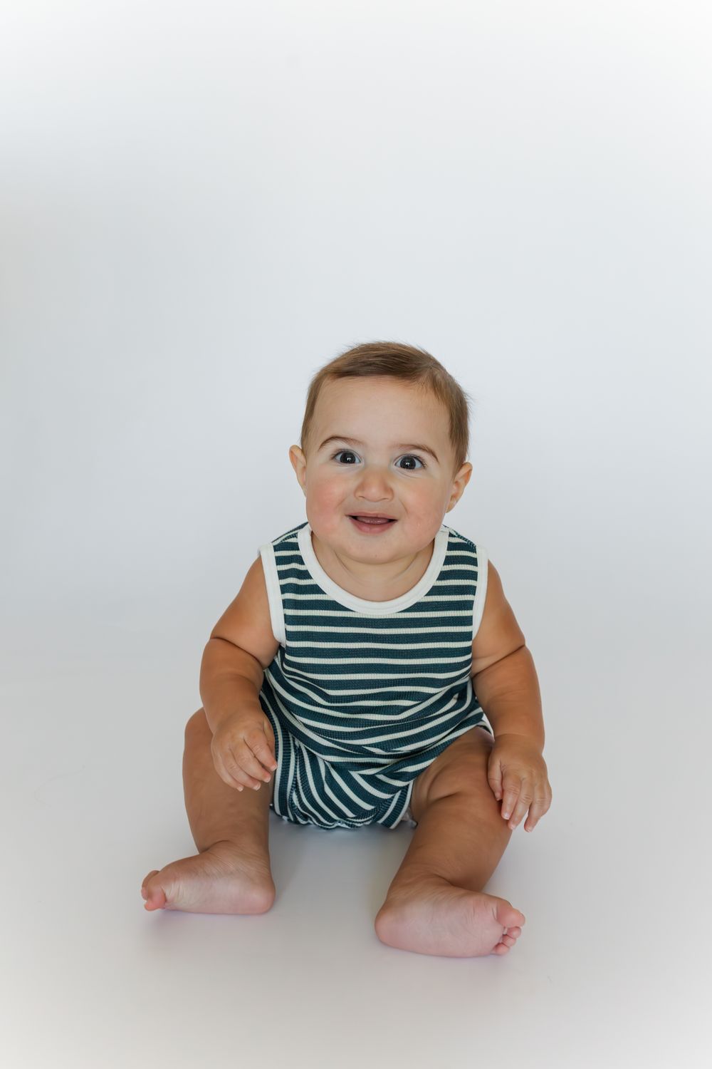 Georgie Waffle Sleeveless Romper