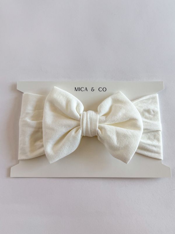 White Bamboo Bow