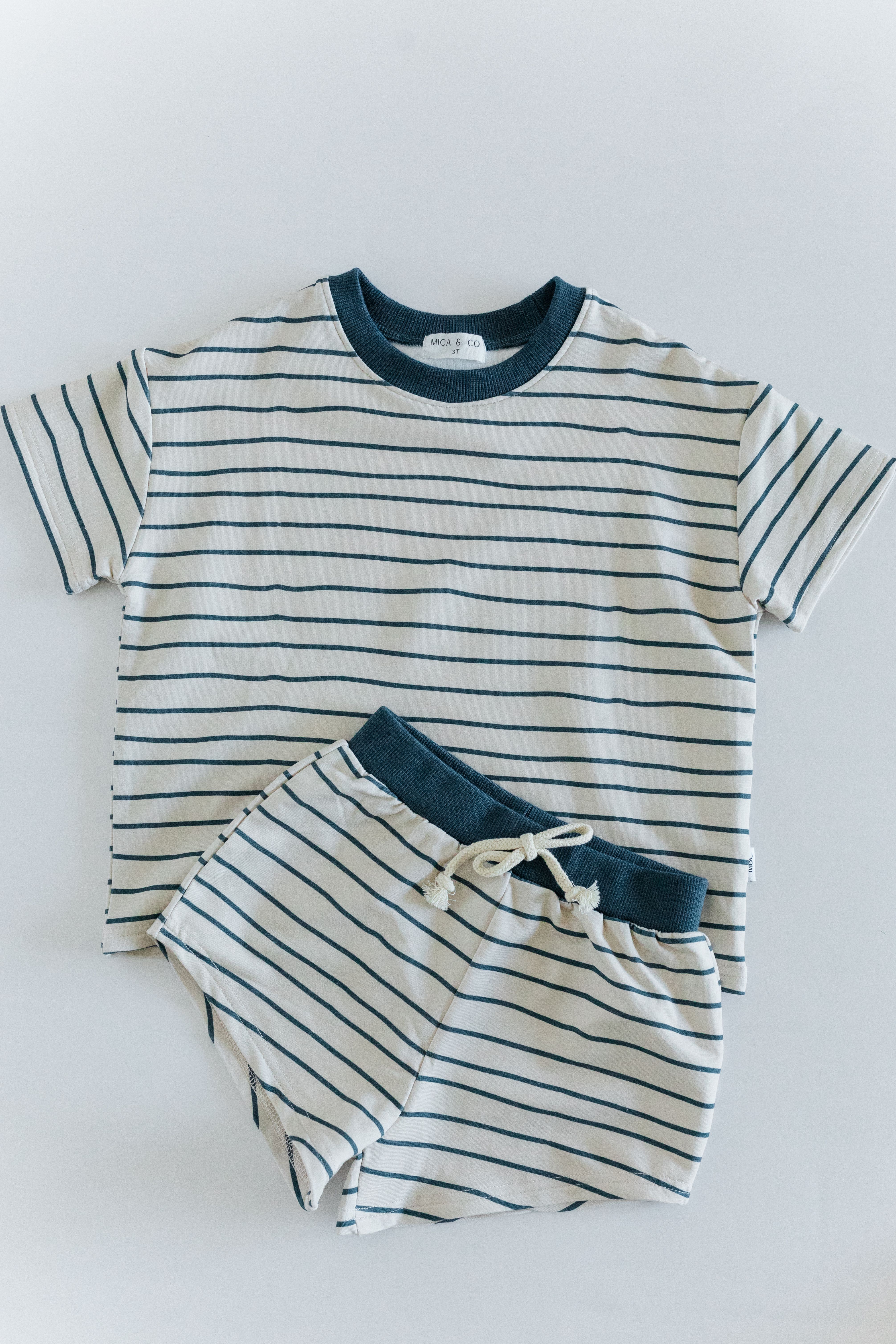 Micah Short Sleeve 2-Piece Terry Set