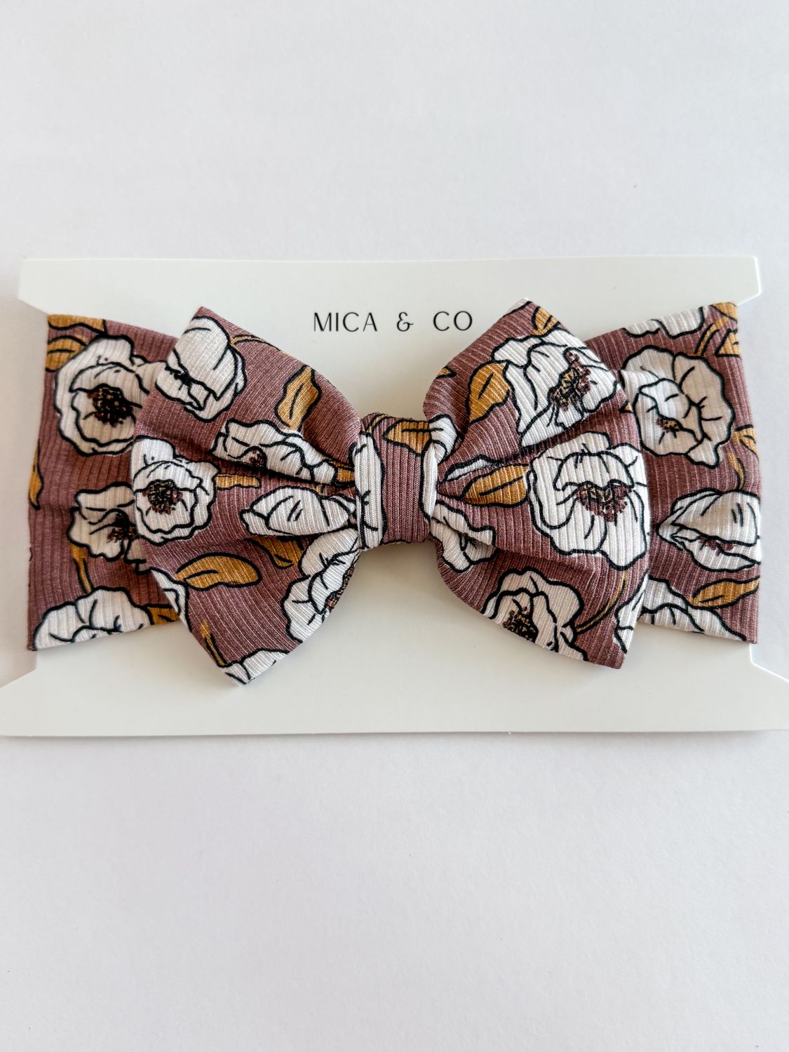 Gwen Ribbed Bamboo Bow