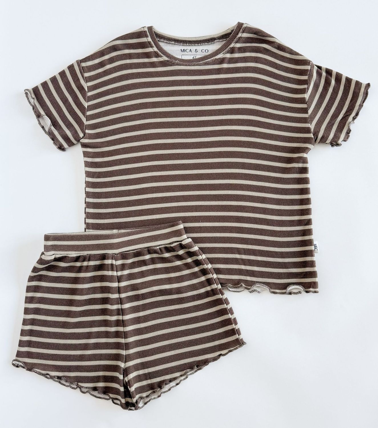Emerson Ruffle 2-Piece Shortie Set